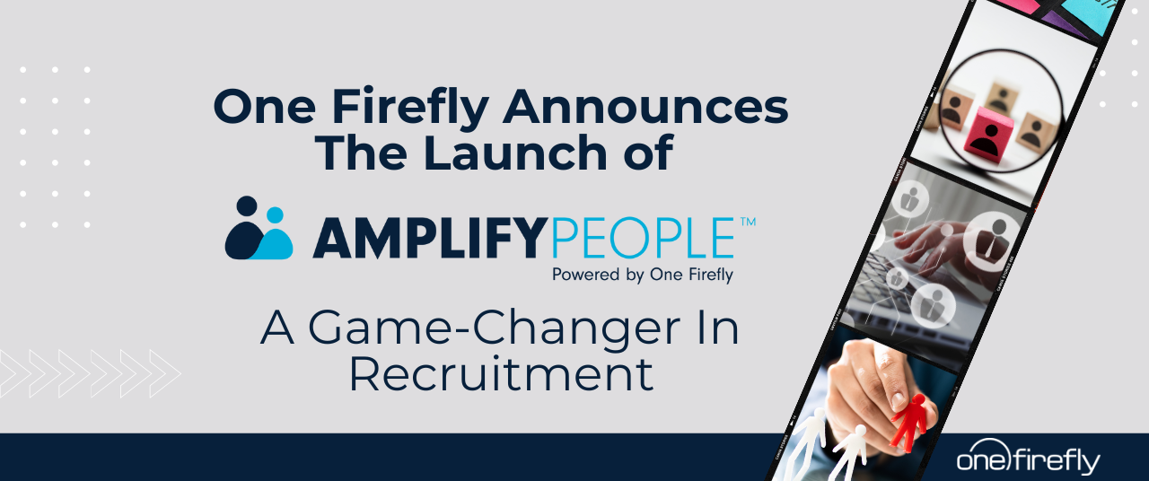 Announcement graphic for One Firefly’s Amplify People press release.