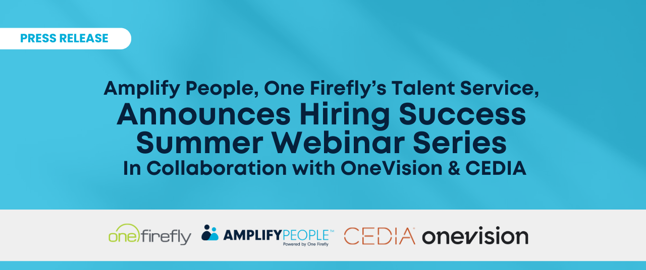 Announcement graphic for a One Firefly press release